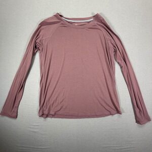 Free Fly Long Sleeve Top Womens XL Mauve Excellent Bamboo Performance Thumbhole